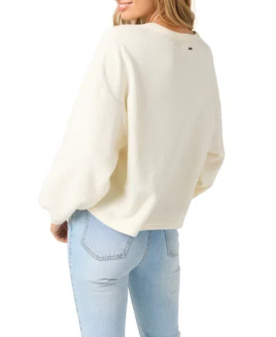 O'neill Juniors' Crewneck Long Sleeve Top In Pattern