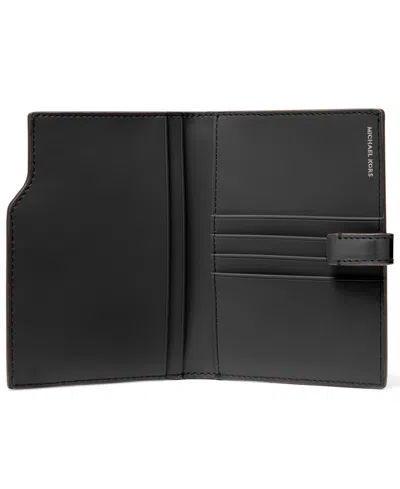 Michael Kors Jet Set Passport Wallet With Luggage Tag In Gray