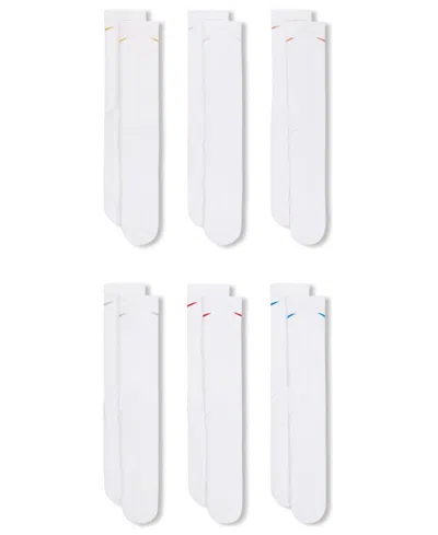 Nike Unisex Everyday Plus Cushioned Training 6-pairs Crew Socks In Multi