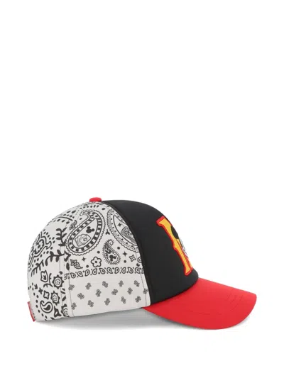 Marc Jacobs X Mickey Mouse Bandana-print Baseball Cap In Red