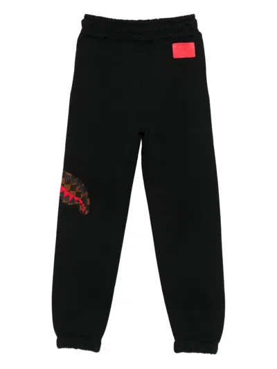 Sprayground Kid Takeover The Throne Track Pants In Black