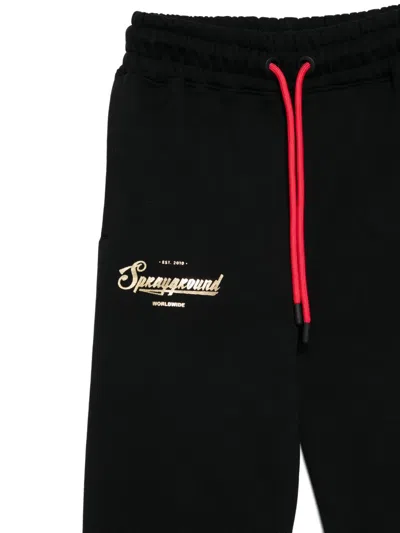 Sprayground Kid Takeover The Throne Track Pants In Black