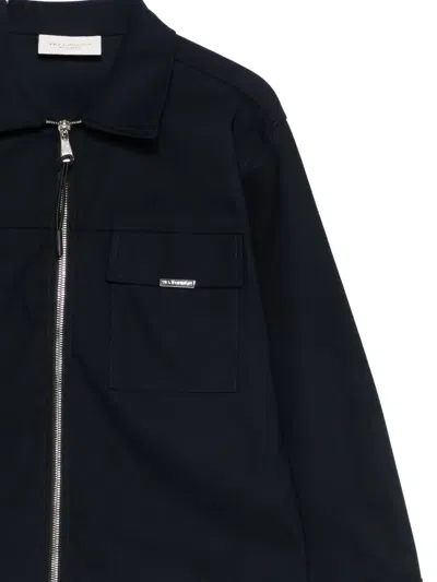 Yes London Zip-up Bomber Jacket In Blue