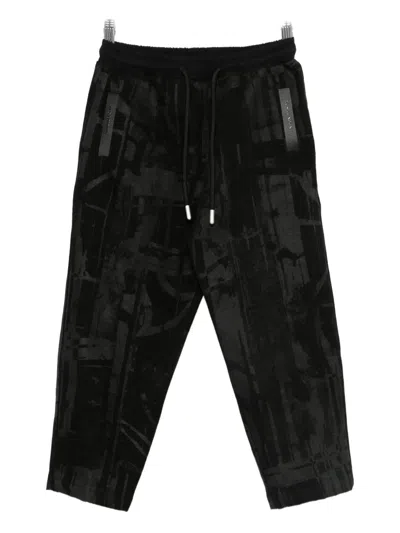 Yes London Drawstring Track Pants In Black