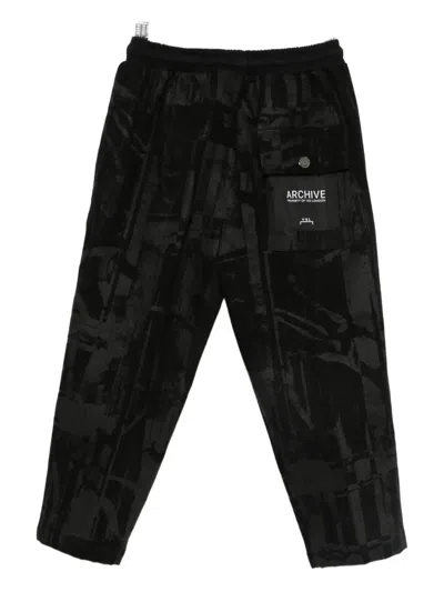 Yes London Drawstring Track Pants In Black