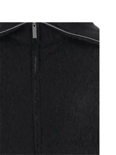 Sa Su Phi Teddy Jacket In Cashmere Blend In Black
