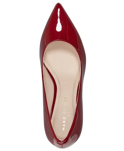 Marc Fisher Ltd Women's Zala Pointy Toe Block Heel Pumps In Burgundy