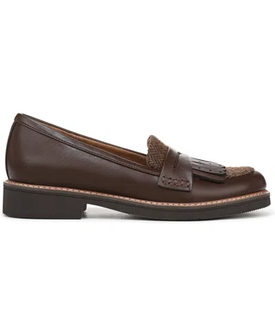 Naturalizer Women's Pacey Tailored Penny Loafers In Brown