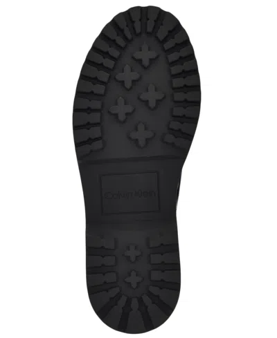 Calvin Klein Saundee Monk Strap Shoe In Black