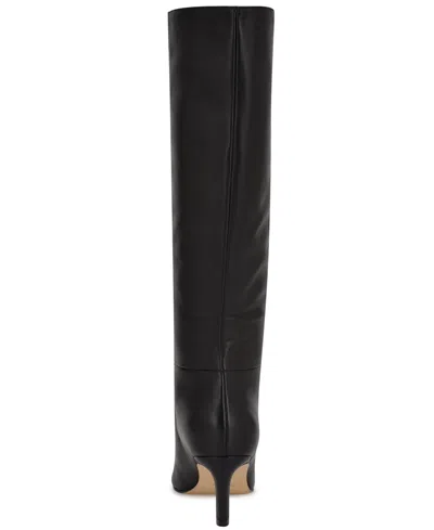 Nine West Lorthey Pointed Toe Knee High Boot In Black