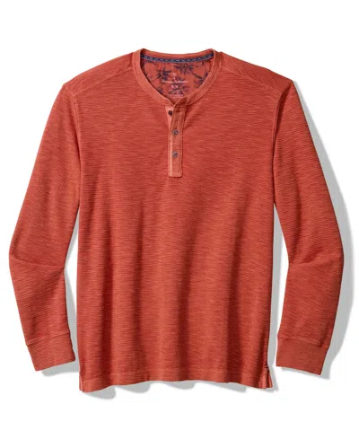 Tommy Bahama Port Oasis Henley In Orange