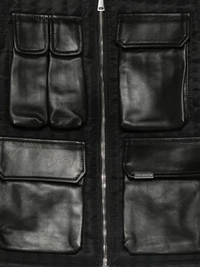 Yes London Zip-up Gilet In Black