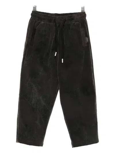 Yes London Drawstring Trousers In Brown