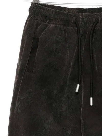 Yes London Drawstring Trousers In Brown