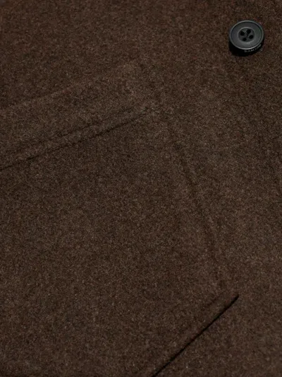 Samsoe & Samsoe Oversized Shirt Jacket In Brown