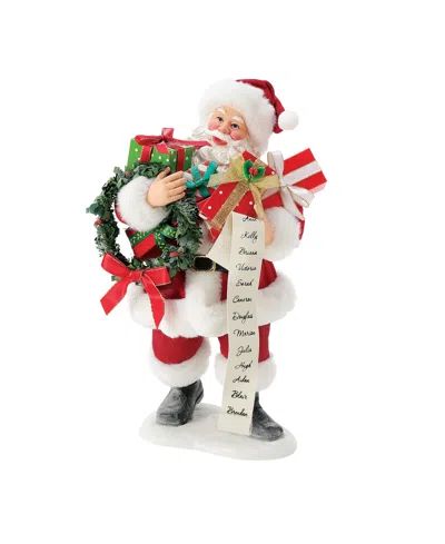 Department Five Possible Dream Santa Good To Go Figurine In Multi