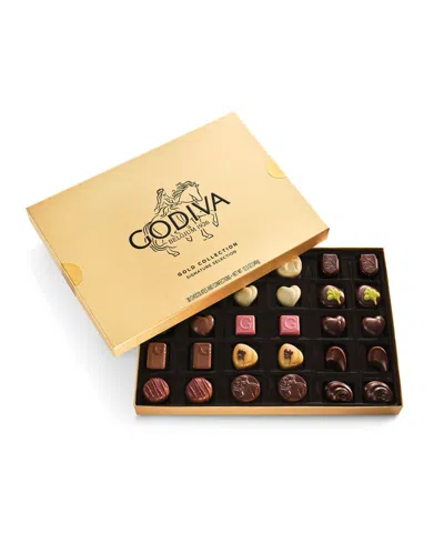 Godiva Assorted Chocolate Gold Gift Box, 30 Pieces In Gold