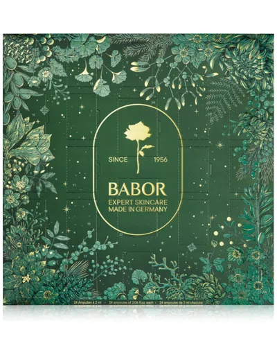 Babor 24-day Ampoule Advent Calendar In Green