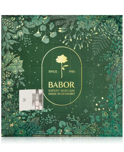 Babor 24-day Ampoule Advent Calendar In Green