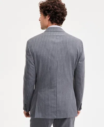 Tayion Collection Men's Classic-fit Pinstripe Double-breasted Suit Separate Jacket In Multi
