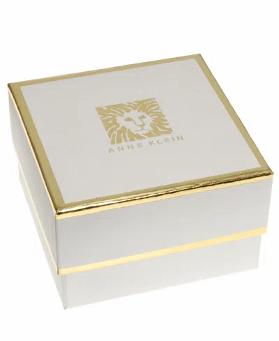 Anne Klein Multi-stone Pumpkin Pin In Gold