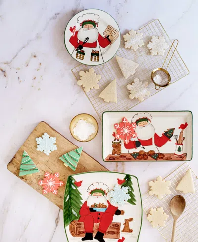 Vietri Old St. Nick 2025 Limited Edition Rectangular Platter In Multi