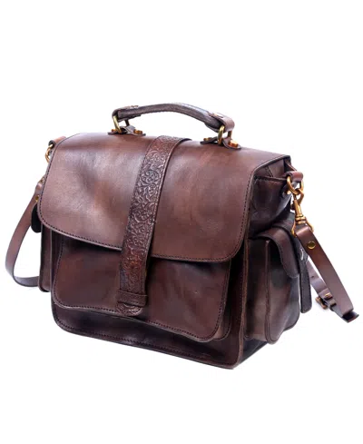 Old Trend Women's Genuine Leather Valley Breeze Crossbody Bag In Brown