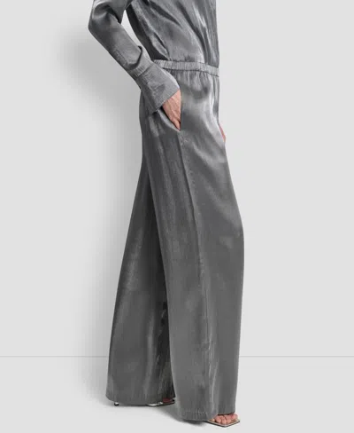 Dkny Women's Wide Leg Pants In Animal Print