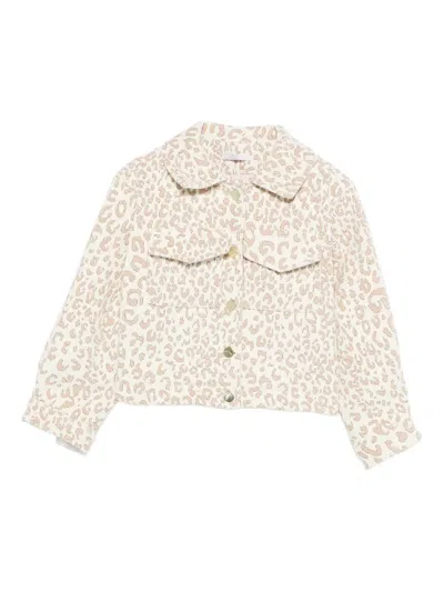 Miss Grant Leopard-print Denim Jacket In Multi