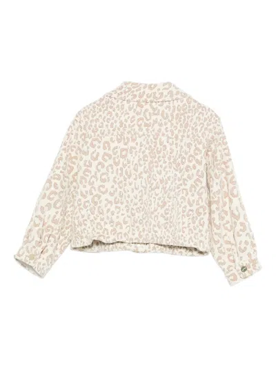 Miss Grant Leopard-print Denim Jacket In Multi