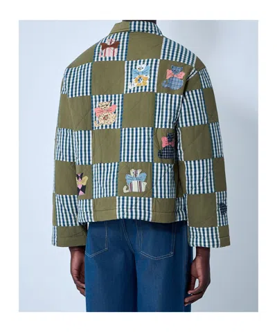 Story Mfg. Long-sleeved Casual Jacket In Green