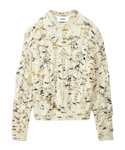 Bash Ribbed Crewneck Sweater In Multi