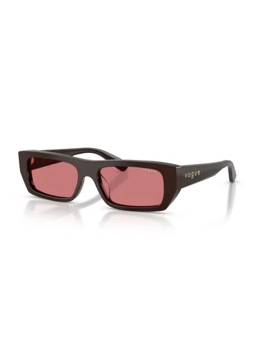 Vogue Eyewear Rectangle-frame Sunglasses In Brown