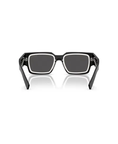 Prada Men's Rectangle Sunglasses, Pr B17s In Black