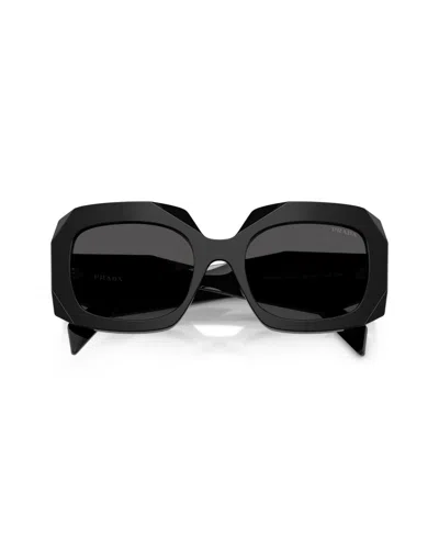 Prada Women's Square Sunglasses, Pr B23s In Black