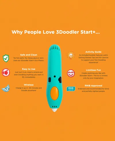 3doodler , Start+ Essentials 3d Printing Pen Set In Transparent