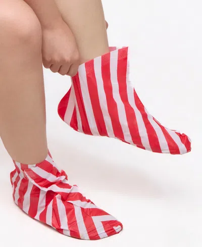 Tonymoly White Chocolate And Peppermint Hydrating Foot Mask In Transparent