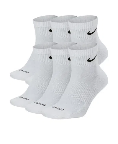 Nike Unisex 6-pk. Dri-fit Ankle Socks In White