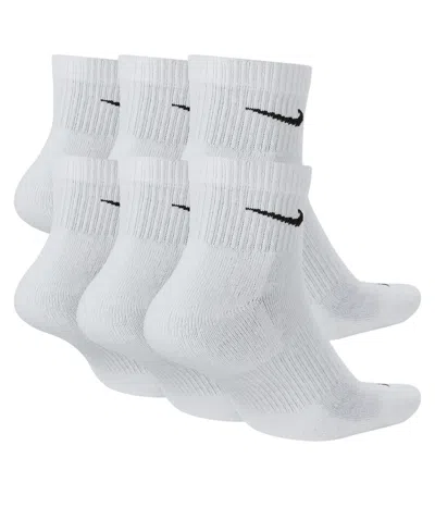 Nike Unisex 6-pk. Dri-fit Ankle Socks In White