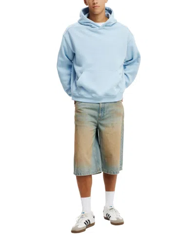 Cotton On Box Fit Hoodie In Blue