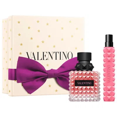Valentino Donna Born In Roma Eau De Parfum Perfume Duo Set In Pink