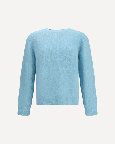 Sunflower Yak And Wool Blend Sweater In Blue