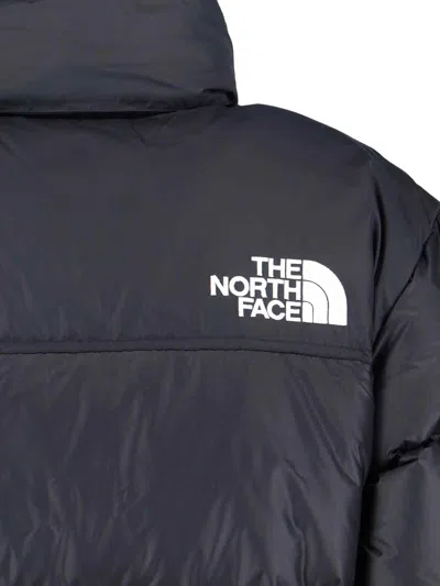 The North Face Nuptse Water Repellent 700 Fill Power Down Short Puffer Jacket In Black