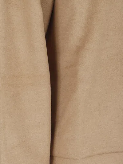 Weekend Max Mara Hoodie With Drawstring By Oscuri In Brown