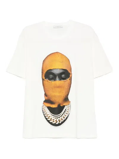 Ih Nom Uh Nit Graphic Printed Crewneck T-shirt In White
