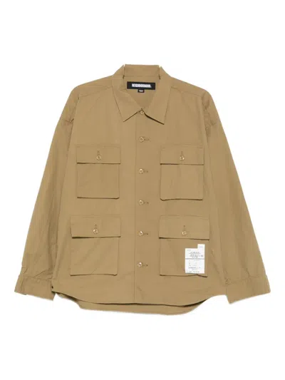 Neighborhood Cotton Shirt In Brown