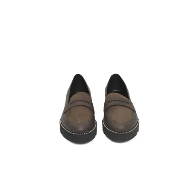 Cerruti 1881 Brown Cowhide Loafer In Brown