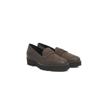 Cerruti 1881 Brown Cowhide Loafer In Brown