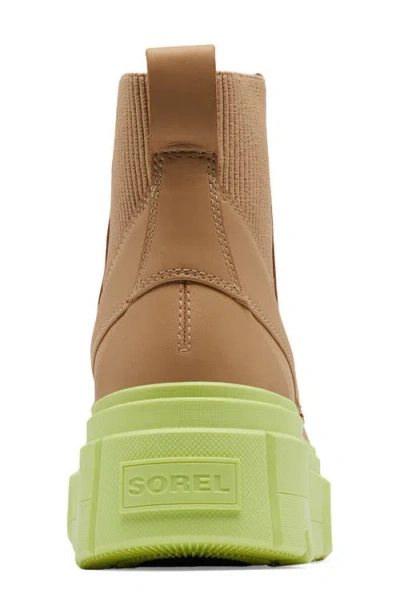 Sorel Caribou X Waterproof Platform Chelsea Boot In Brown
