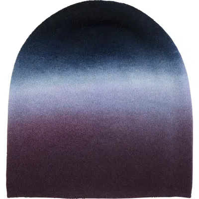 Amicale Ombré Dip Dye Cashmere Beanie In Multi
